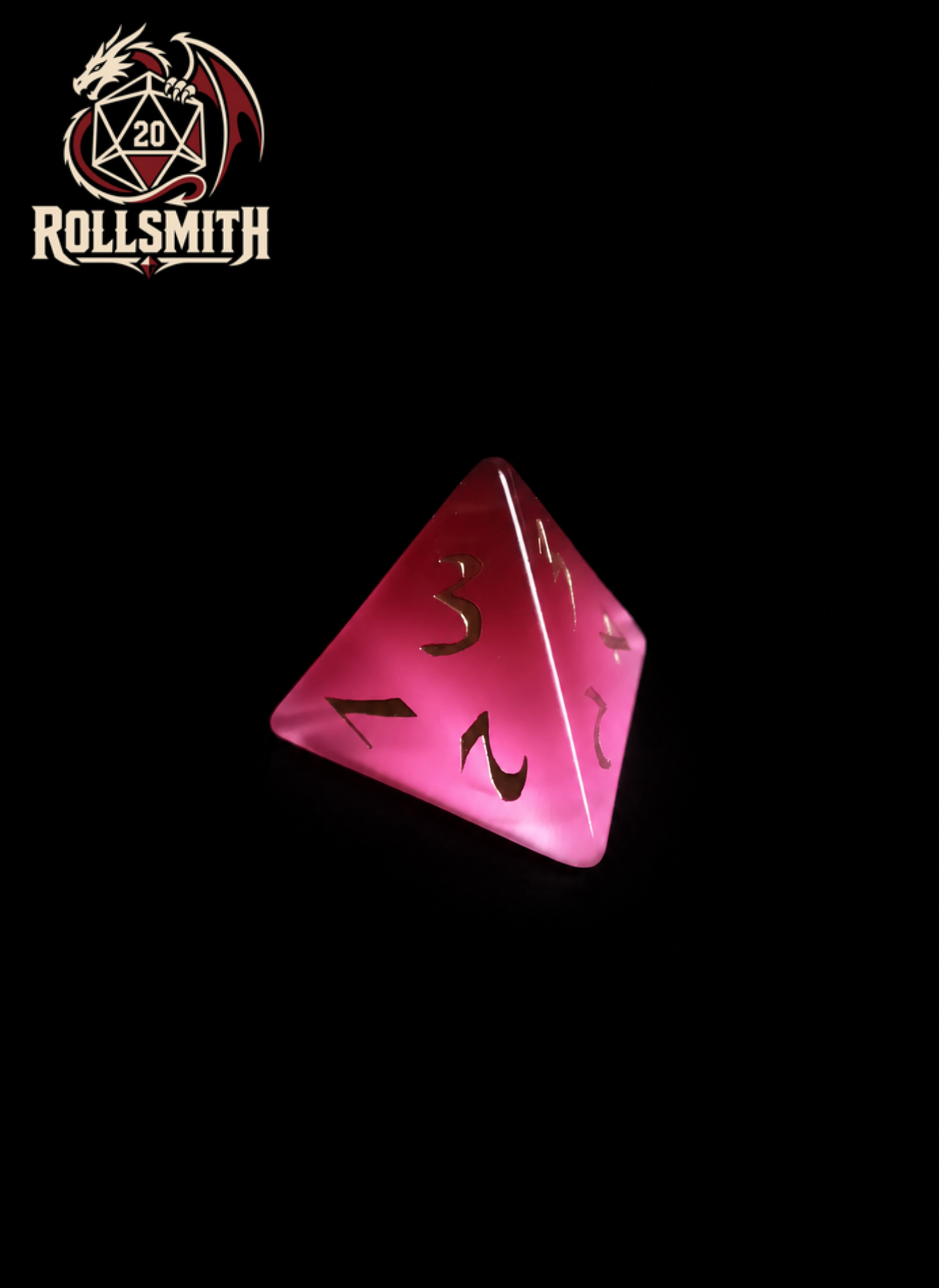 Oath of the Rose Sanctum|Pink Cat’s Eye DnD Dice Set