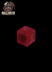 Oath of the Rose Sanctum｜Pink Cat’s Eye DnD Dice Set