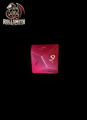 Oath of the Rose Sanctum｜Pink Cat’s Eye DnD Dice Set